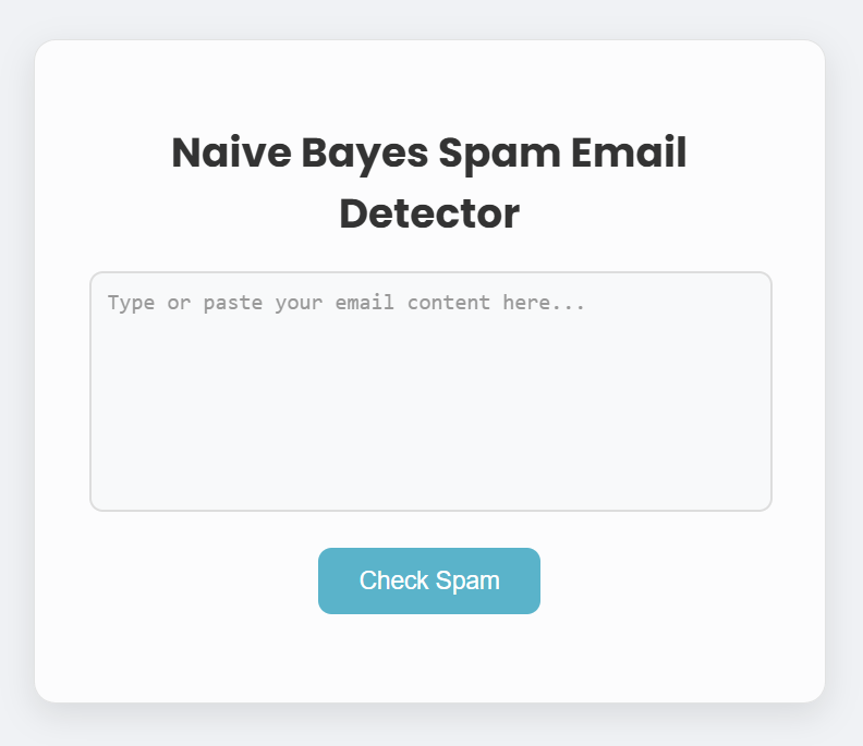 Spam Email Detector